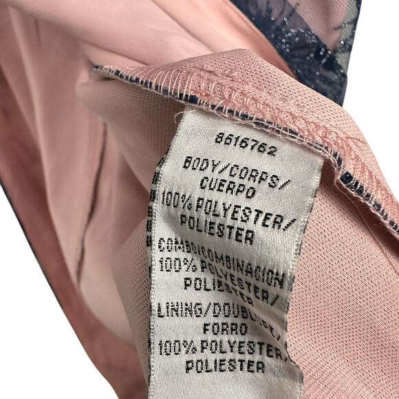 JS Collections WINNIE COLUMN GOWN Dark Blush Lace Overlay Sz 10 Mother of Bride - Picture 12 of 16